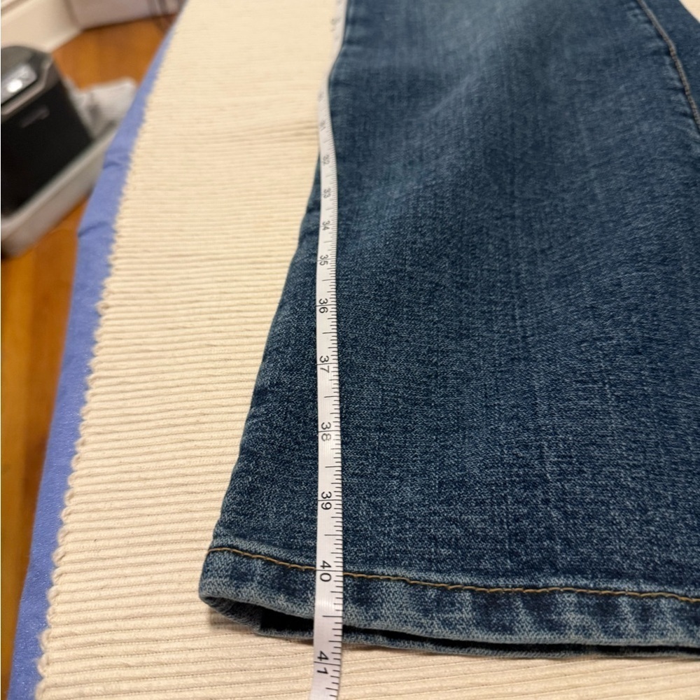 Seven7 Blue Flare Wide Leg Jeans - Picture 4 of 11